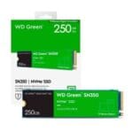 DISCO WESTERN DE ESTADO SOLIDO SSD Green SN350 250gb M2 Int NVMe 2280 PCIe Gen3 x4 NVMe v1.3 P/N WDS250G2G0C