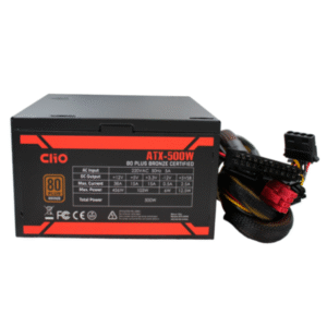 FUENTE DE PODER CLIO 500W CERTIFICADA 80PLUS BRONZE
