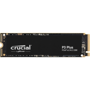 DISCO CRUCIAL DE ESTADO SOLIDO P3 PLUS 1TB NVMe PCIex M.2 SSD P/N CT1000P3PSSD8