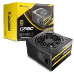 FUENTE DE PODER ANTEC ATOM 650W MODELO G650 80 PLUS GOLD SIN CBALE DE PODER EC 0-761345-20032-5