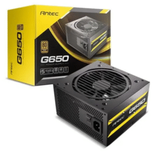 FUENTE DE PODER ANTEC ATOM 650W MODELO G650 80 PLUS GOLD SIN CBALE DE PODER EC 0-761345-20032-5