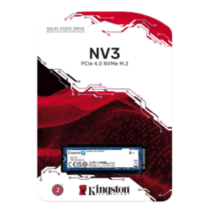 DISCO DE ESTADO SOLIDO KINGSTON 4TB NV3 NVMe PCIe Up to 6000/5000 MB/s M.2 2280 PCIe 4.0 x4 (NVMe) P/N SNV3S/2000G