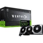 TARJETA DE VIDEO GEFORCE MSI RTX 5060TI VENTUS 3X 16GB OC PLUS P/N G506T-16V3C