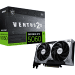 TARJETA DE VIDEO GEFORCE MSI RTX 5060 VENTUS 2X 8GB OC P/N G5060-8V2C