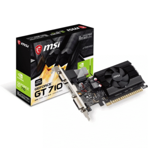 TARJETA DE VIDEO GEFORCE GT 710 2G D3 LP P/N 824142126905