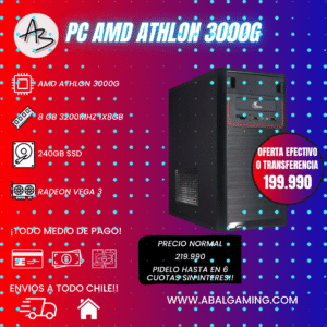 PC AMD ATHLON 3000G