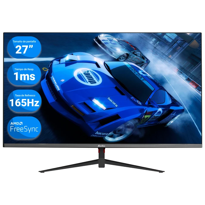 Monitor Gamer KOLKE 27" IPS FullHD 165Hz 1Ms FreeSync GSync