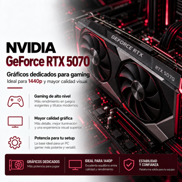 PC Gamer ABAL CORE V4 – Ryzen 7 5700 + RTX 5070