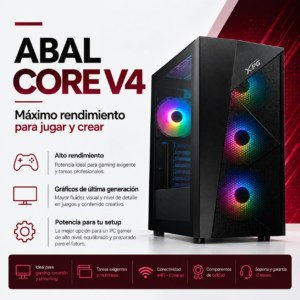 PC Gamer ABAL CORE V4 – Ryzen 7 5700 + RTX 5070