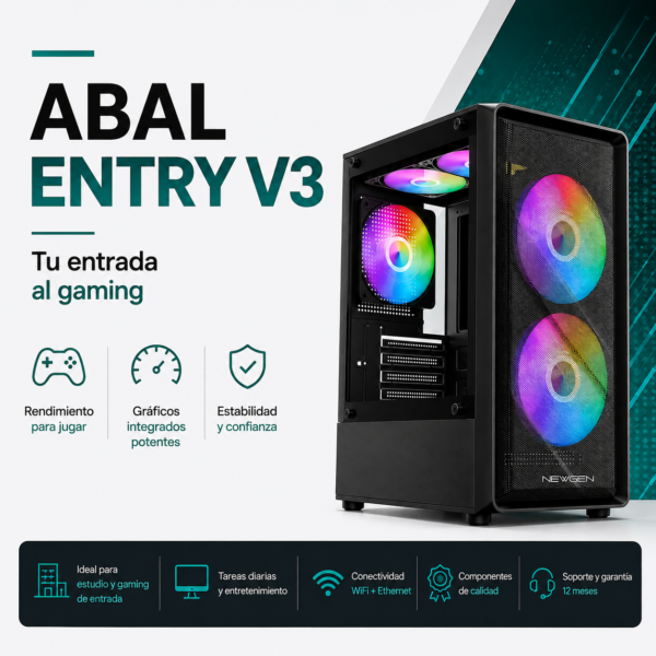 PC Gamer ABAL ENTRY V3 – Ryzen 7 5700G
