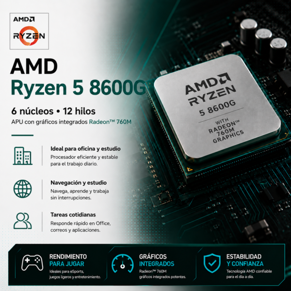 PC Gamer ABAL ENTRY V4 – Ryzen 5 8600G