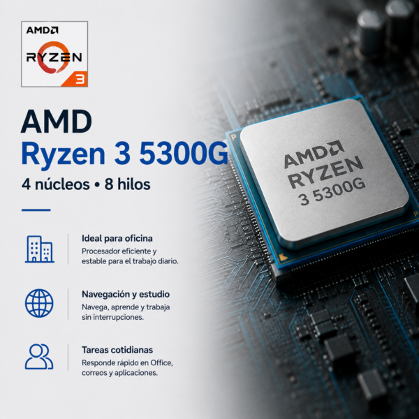 PC Oficina ABAL OFFICE V3 – Ryzen 3 5300G
