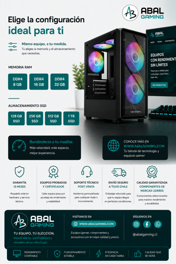 PC Gamer ABAL ENTRY V2 – Ryzen 5 5600G